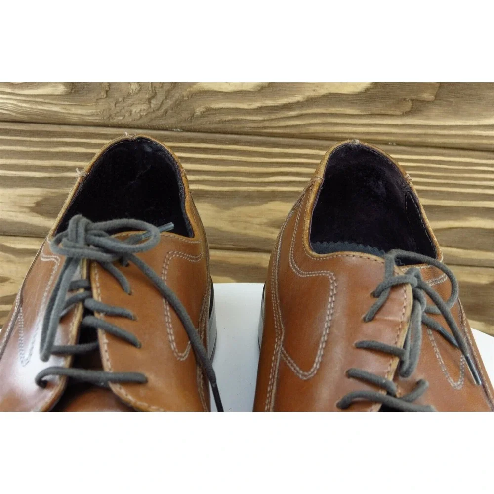 Kenneth Cole Shoes Sz 10 M Brown Derby‎ Oxfords Leather Men 12511